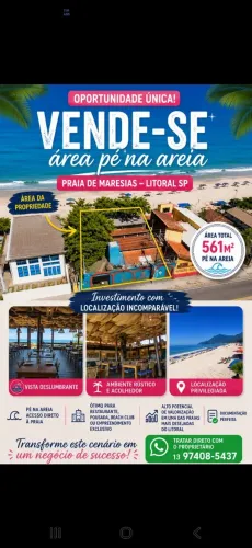 Propriedade Pé nacareia Maresias
