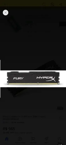 MEMORIA DDR4 HYPERX 2600GHZ 16GB DOIS PENTE