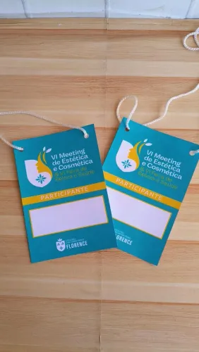 Crachá credencial para eventos