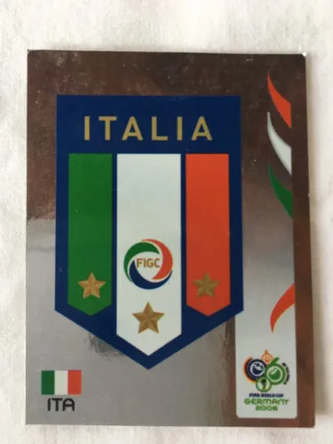 Figurinha Escudo Itália Copa 2006 Nunca Colada