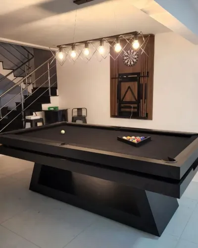O ápice do lazer e da sofisticação na sua casa: Mesa de Bilhar Premium 3 em 1 ?