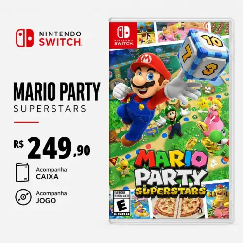 Mario Party Superstars Jogo Nintendo Switch