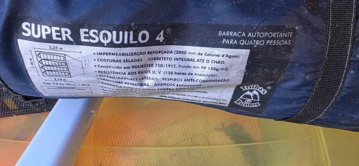 Barraca Trilhas e Rumos Super Esquilo 4 Pessoas