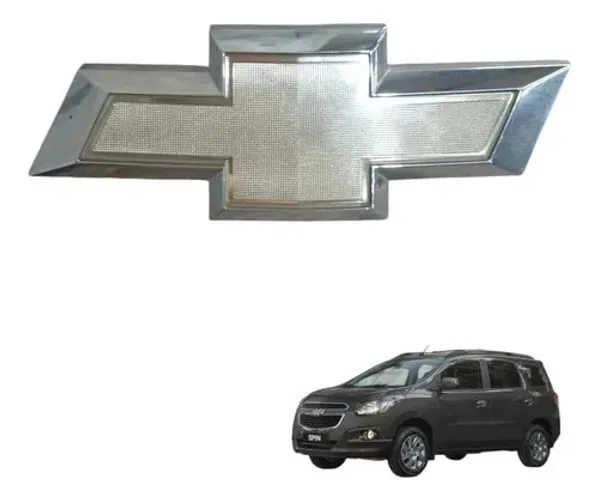 Emblema Grade Dianteira Gm Spin  2013 A 2015 Orig Cromado