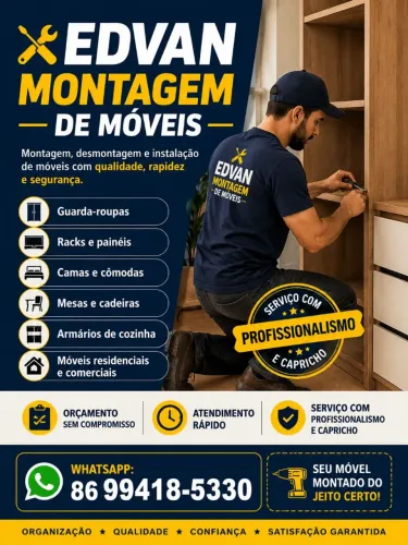 Montador de móveis profissional 