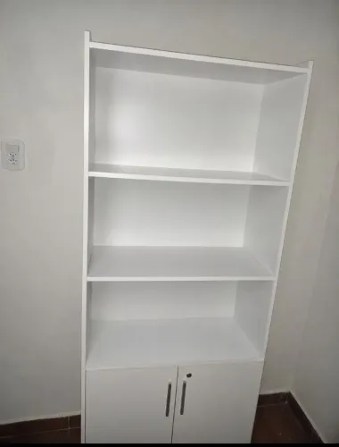 Estante, prateleira e duas portas