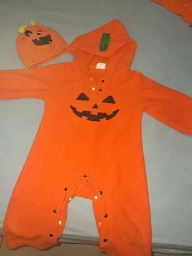 Macacão e touca halloween