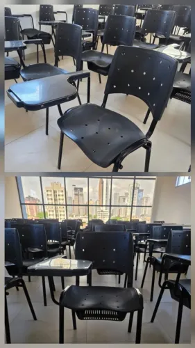 Cadeira universitária com braço