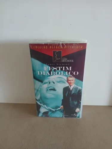 Fita Vhs Festim Diabólico - Lacrada - Alfred Hitchcock