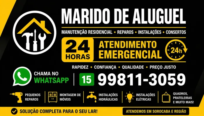 MARIDO DE ALUGUEL - CHUVEIRO DISJUNTORES REPAROS 