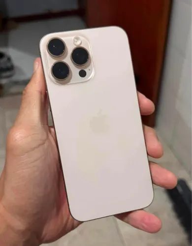 iPhone 16 pro max desert 256 giga bateria %91 todo original sem feto