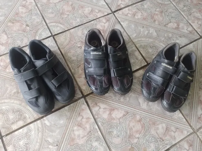 Sapatilha shimano com taquinho