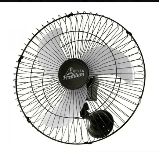 Ventilador de parede Vent Delta 60 cm 146 fios preto bivolt