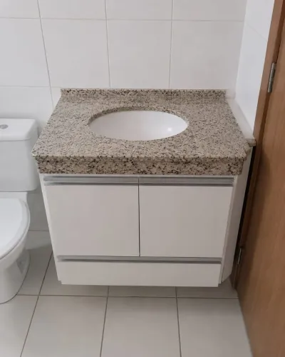 Armário de cozinha com cuba de mármore *83