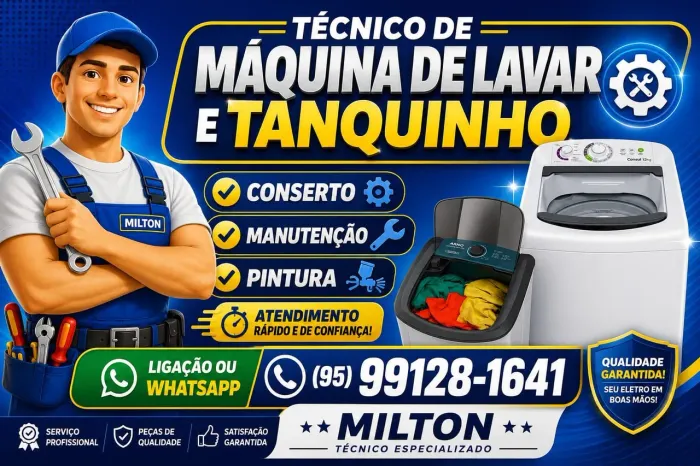 máquinas de lavar e tanquinhos concerto 