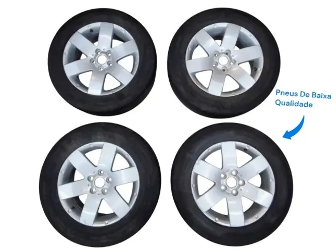 Jogo De Roda Aro 17 225/60 Chevrolet Captiva 2.4 Sport 2013
