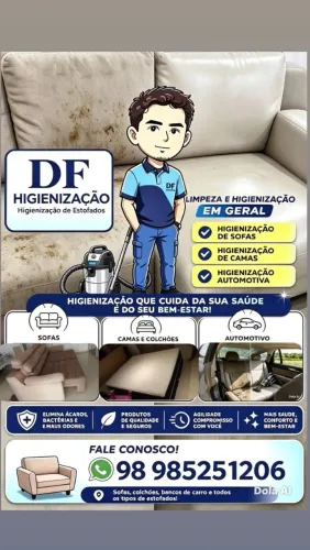DF HIGIENIZAÇÃO DE ESTOFADOS, SOFÁ,CAMA ,CADEIRAS TAPETE E AUTOMOTIVO 