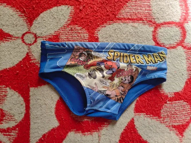 Sunga de quatro anos de idade original do homem-aranha Marvel de 2005 c&a raro
