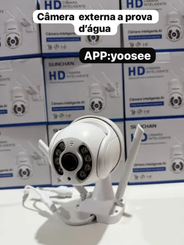 Câmera de Segurança Externa WiFi HD 360° à Prova D?Água (Yoosee)