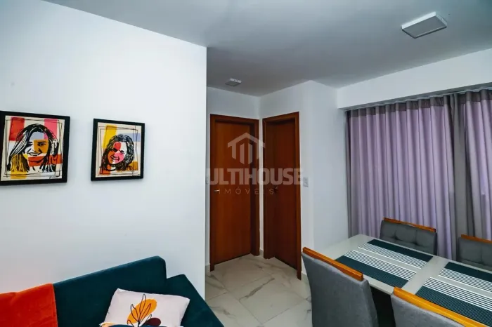Apartamento MOBILIADO 2 quartos, suíte e 2 vagas no Santa Branca, Belo Horizonte