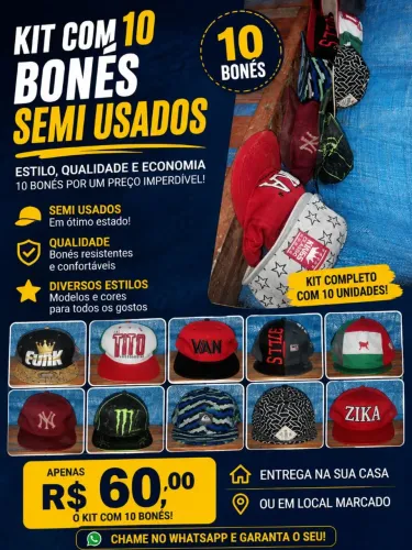 ?Kit boné semi usado