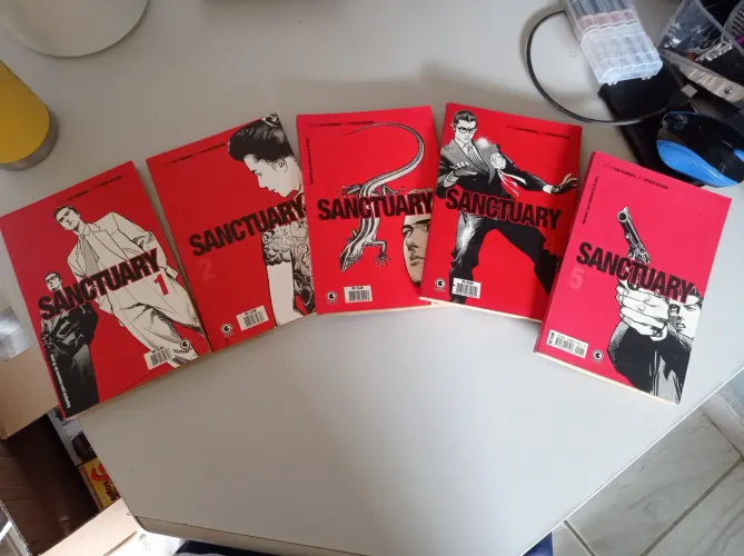 Mangá SANCTUARY volume 1 até o 5