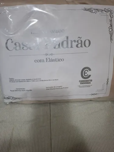 Lencol casal com elastico