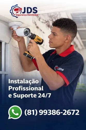 Instalação de câmeras cerca elétrica 