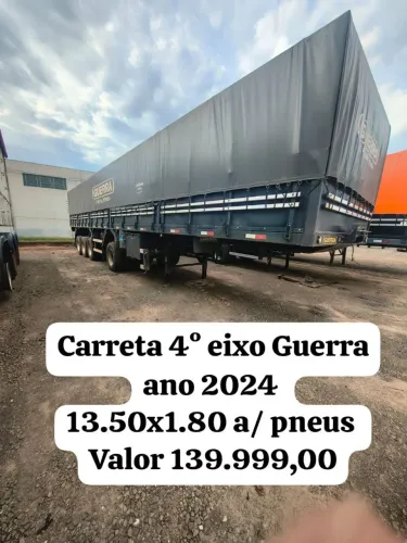 Carreta Guerra 4° eixo 2024