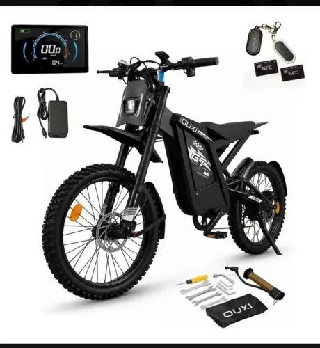 Bike Eletrica Gt2000 48v30ah 120km Bateria Removivel 24 Pol.