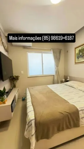 Alugo Apartamento 2 Quartos 100% Mobiliado em Ponta Negra,