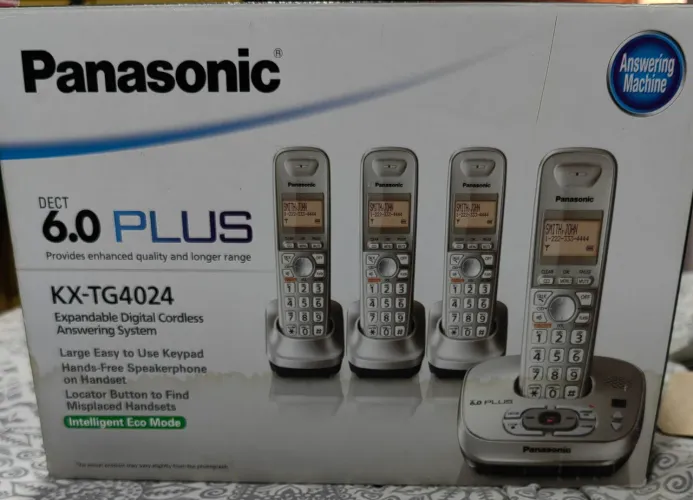 Telefone sem fio secretaria eletrônica