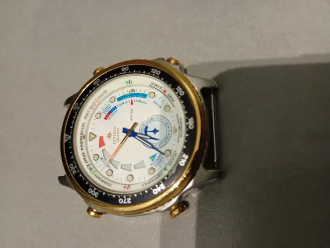 Relógio Citizen 6840 Yacht Time Raro(100%Funcinal)