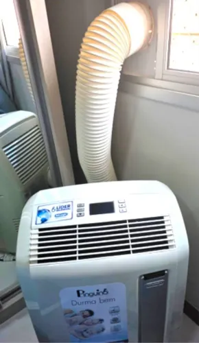 Ar condicionado portátil DeLonghi Pinguino PAC AN120 12000 BTUs seminovo em otimas condico