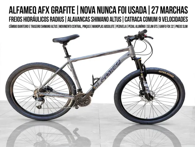 Bike Alfameq 29 | GRAFITE FREIOS HIDRÁULICOS RADIUS | NOVA NUNCA USADA