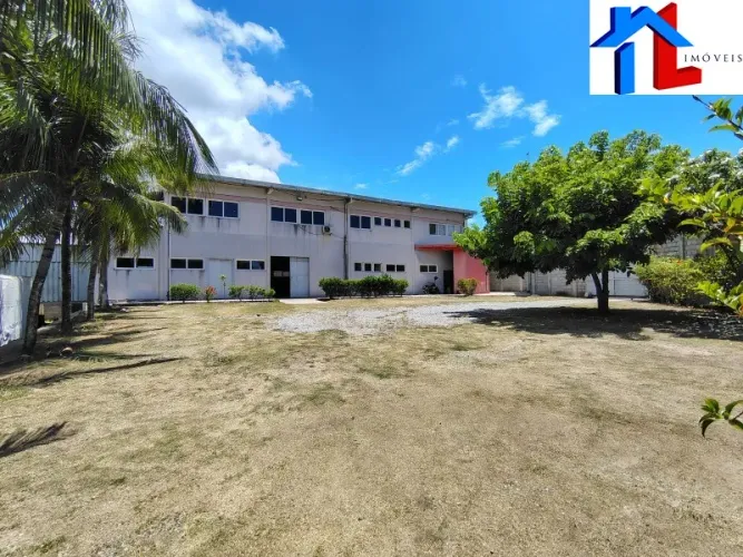 ALUGO Galpão com 1.781,91m²-Buraquinho com salas, refeitório, 6 Banheiros e 2 contêiner. L