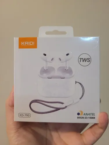 Fone sem fio Kaidi branco