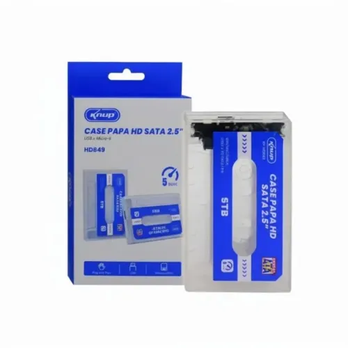 Case P/ Ssd ou Hd Sata 2.5'' Usb 3.0 Externo Kp-hd849 - Knup *ENTREGA GRÁTIS*