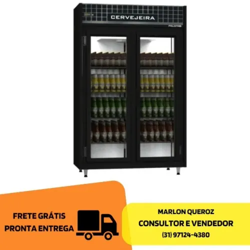 Cervejeira 2 Portas com LED Polo Frio