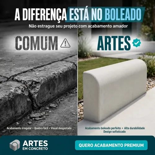 MEIO FIO EM CONCRETO MACIÇO