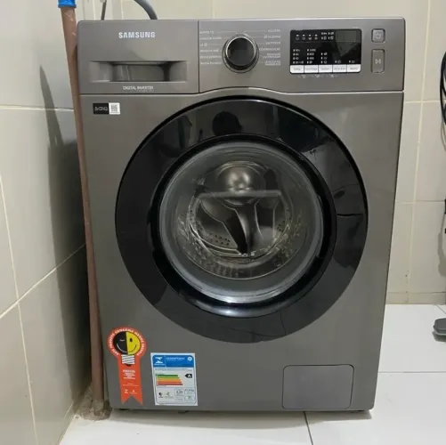 Máquina de Lavar Digital Inverter Samsung WW11T Inox 11kg