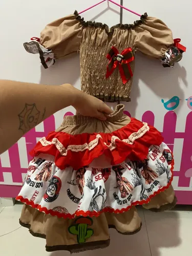 Roupa junina Maria bonita