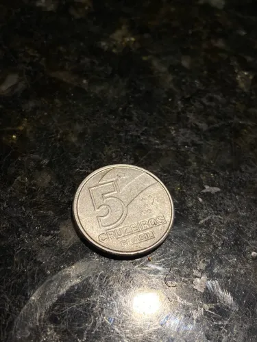 MOEDA DE 5 CRUZEIROS 1991 SALINEIRO