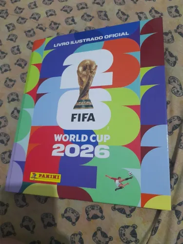 Album da copa 2026 Panini completo capa dura
