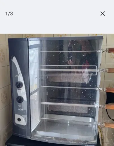 Máquina de assar Arker a gás