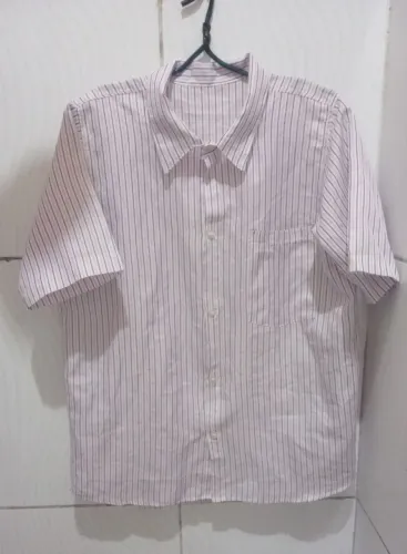Camisa Social Mangas Curtas Masculino M
