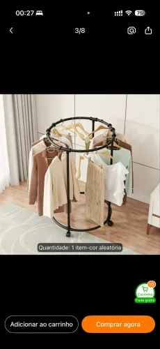 Arara de roupas
