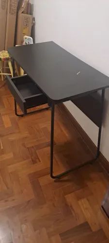 Escrivaninha tok stok com uma gaveta 92x48 cm