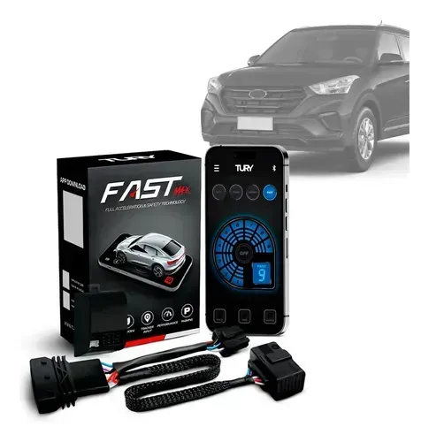 Módulo De Aceleração Tury Plug And Play Hyundai Creta 2018 19 20 Fast 3.0 V