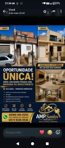 Terreno a Venda em Francisco morato - sp
